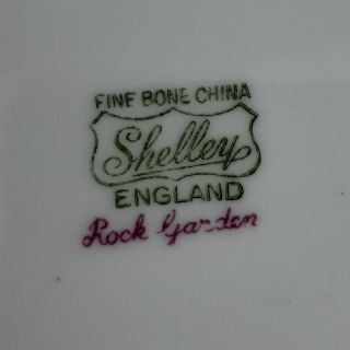 Shelley Bone China England Rock Garden Chintz Salad Plate 8 