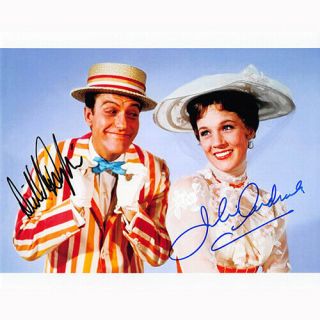 Julie Andrews & Dick Van Dyke - Mary (69193) - Autographed In Person 8x10 W/