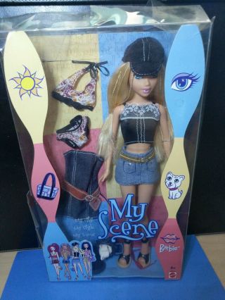 My Scene Barbie Doll 2002 With Accessories
