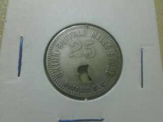 1906 Union Buffalo Mills Store Buffalo South Carolina Mill Token 25 cent coin 4 2