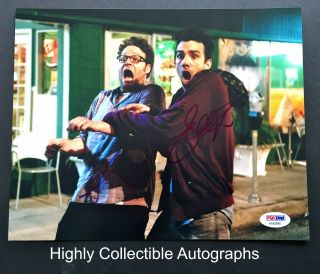 Seth Rogan & Jay Baruchel Signed 8x10 Photo Psa Dna This Is The End Cast