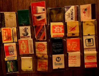 Egypt Collectables Lot 24 Advertising Match Books Lot 3