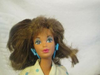 1990 United Colors Of Benetton Teresa (barbie) Doll Redressed