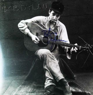 Bob Dylan Autographed Signed Lp Record,