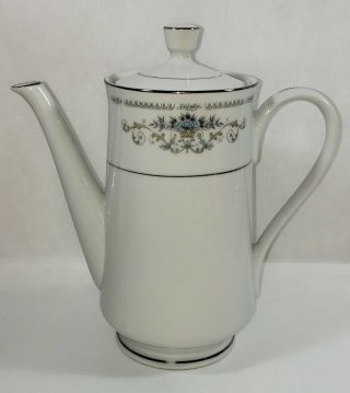 Vintage Wade Fine Porcelain China Coffee/tea Pot Diane Pattern Made In Japan
