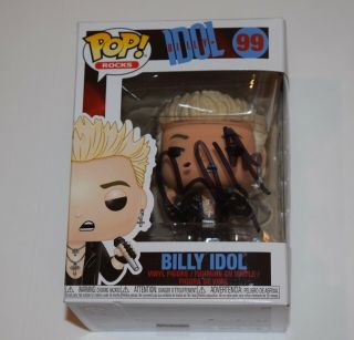 Billy Idol Signed Autographed Funko Pop Figure Beckett Bas