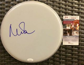 Autographed Drumhead Hand Signed By Nick Mason Of Pink Floyd