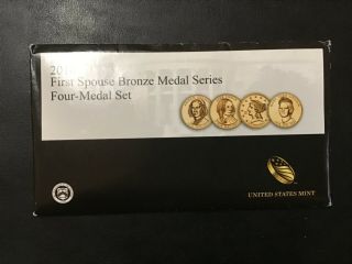 2010 Us First Spouse Bronze Medal Series Set If 4