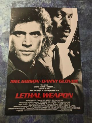 Gfa Lethal Weapon Danny Glover Signed Autographed 12x18 Photo Proof