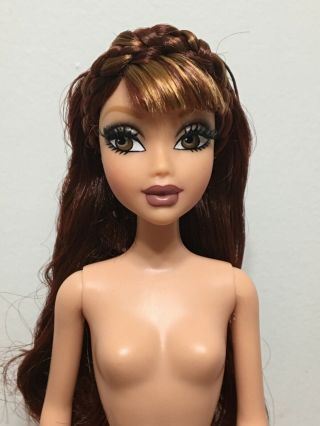 Barbie My Scene Chelsea Doll Long Auburn Red Hair Bang Articulated Rooted Lashes