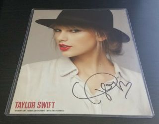 Gorgeous Taylor Swift 8x10 Signed Photo Autograph - Obtained Directly From Her