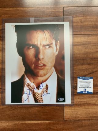 Tom Cruise Signed 11x14 Photo Mission Impossible Bas Beckett Authenticated