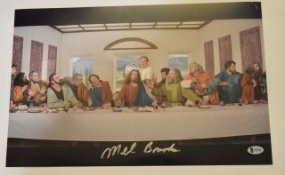 Mel Brooks Signed The History Of The World Part 1 11x17 Photo Poster Beckett