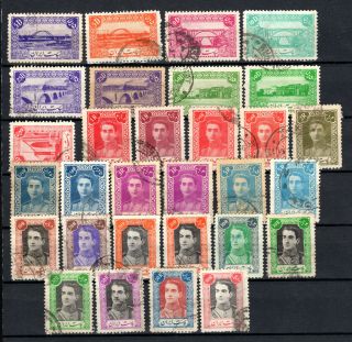 Middle East 1persia Teheran Persanes 1942 Selection Of Stamps