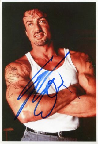 Sylvester Stallone Actor Autograph,  Signed Photo