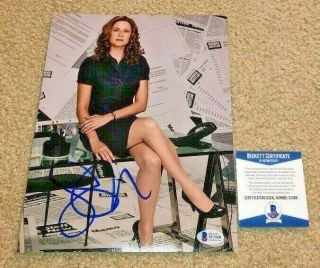 Jenna Fischer Signed 8x10 Photo The Office Pam Beesly Actress Bas A
