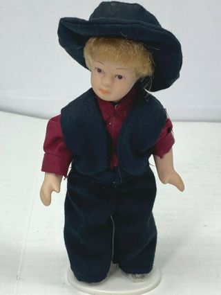 Porcelain Doll Amish Boy