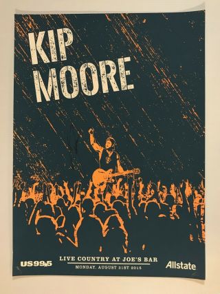 Kip Moore Autographed Limited Edition Screen Printed Poster