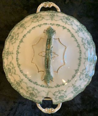 Vintage Bassett Royal Porcelain Venice Soup Tureen w/Lid MADE IN ENGLAND EUC 2