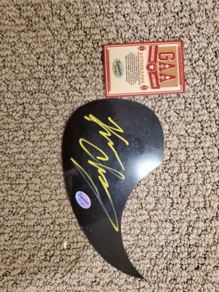 Kenny Chesney Signed Acoustic Guitar Pick Guard Autograped With