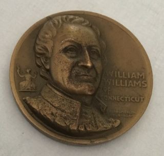 Medallic Art Co Signers Of The Declaration William Williams Coin Medal