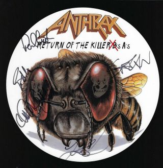 Anthrax Autographed Album Art