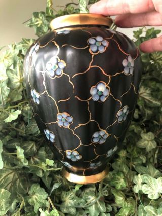 Vintage Regina Flevo Gouda Vase Hand Painted Made In Holland -