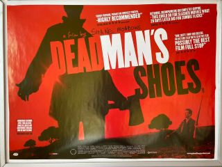 Dead Mans Shoes Rare Quad Cinema Poster.  Shane Meadows Warp Records