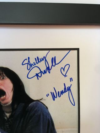 PSA/DNA The Shining SHELLEY DUVALL Signed Autographed FRAMED Movie Photo WENDY 2