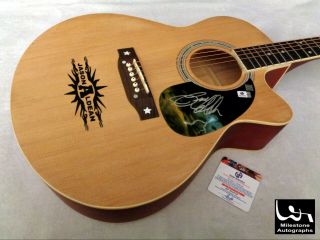 Jason Aldean Autographed Signed Acoustic Guitar W/ Ga -