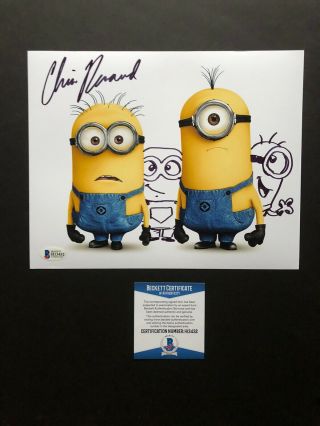 Chris Renaud Autographed Signed 8x10 Photo Beckett Bas Despicable Me Minions