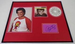 Conway Twitty Signed Framed 16x20 Cd & Photo Display Aw