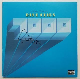 Action Bronson Signed Blue Chips Vinyl Record Autograph Hip Hop Legend Rap Rad