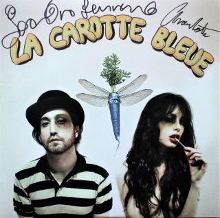 Sean Lennon And Charolette Kemp Hand Signed La Carotte Bleue Vinyl The Beatles