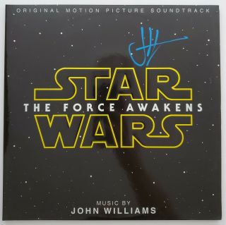 Jj Abrams Signed Star Wars The Force Awakens Ost Vinyl Record John Williams Rad