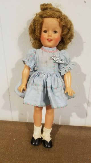 Vtg Shirley Temple Doll Ideal Toy 12 " Sleepy Eyes