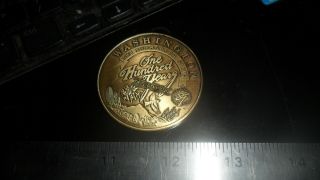 Washington Centennial Medal 1989 State Symbols Large Bronze 50 Mm