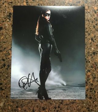 Anne Hathaway Signed Autographed 11x14 Photo The Dark Knight Rises 1