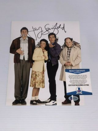 Jerry Seinfeld Signed Autograph 8x10 Photo Comedy Legend Beckett Bas