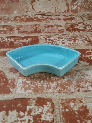 Vintage Fiesta Ware Relish Tray Side Insert Turquoise Homer Laughlin A