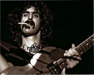 Frank Zappa Autographed Signed 8x10 Photo W/certificate Of Authenticity
