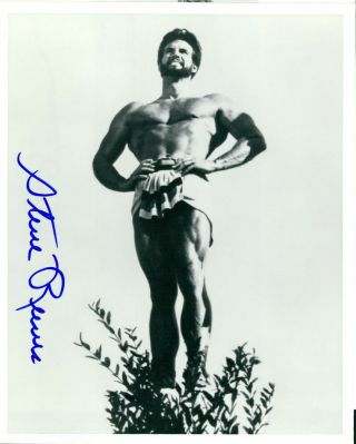 Steve Reeves Signed 8x10 Photo