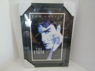 Framed Wall Art Picture Movie Poster Signed Autograph The Firm Tom Cruise