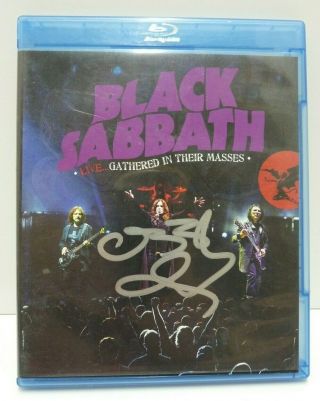 Ozzy Osbourne Black Sabbath Autographed Signed Dvd Booklet Cover Bas Certified