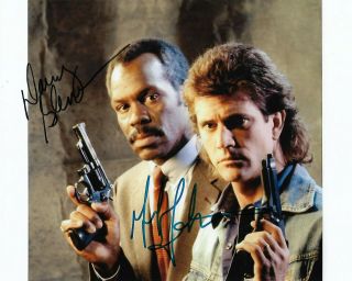 Mel Gibson & Danny Glover " Lethal Weapon " Autographed 8 X 10 Signed Photo