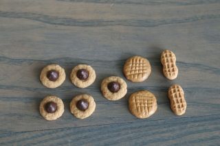 Peanut Butter Cookies Handmade By Pippaloo Food 18 " American Girl Doll