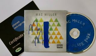 Mac Miller Signed Cd - Blue Slide Park - Autograph