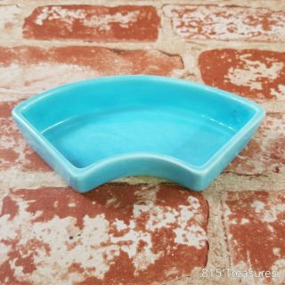 Vintage Fiesta Ware Relish Tray Side Insert Turquoise Homer Laughlin C