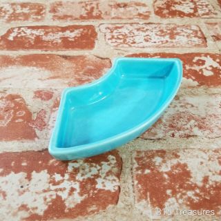 Vintage Fiesta Ware Relish Tray Side Insert Turquoise Homer Laughlin C 3