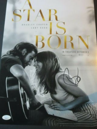 Bradley Cooper Signed A Star Is Born 12x18 Movie Poster Jsa Authenticated